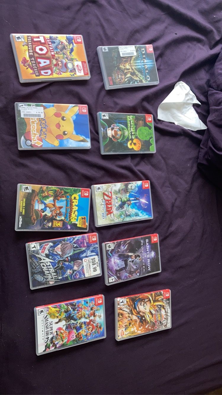 Assorted Nintendo Switch Games 