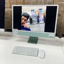 iMac 24 inch 2021 8GB RAM 256GB SSD with M1 Chip with Store Warranty and Financing Available!