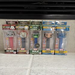 Funko POP Pez Marvel Lot with Chase