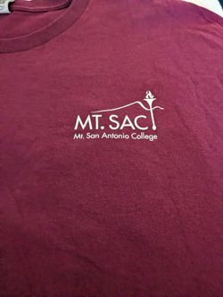 mt. sac science tee shirt.