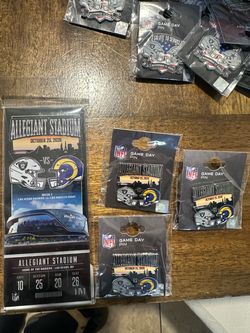 Raiders vs rams gameday pin