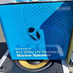 Marine Speakers 6 1/2 5 1/4 6/9