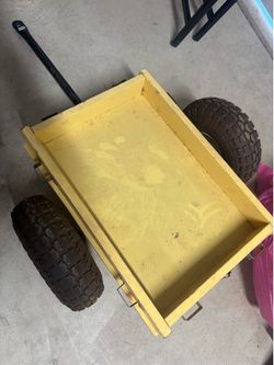 Metal utility wagon