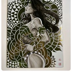 Wonder, Woman, Black And Gold #2 1/25 Rare Cover