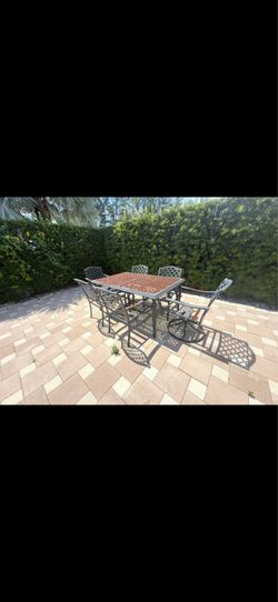 FREE Outdoor pool dining Table