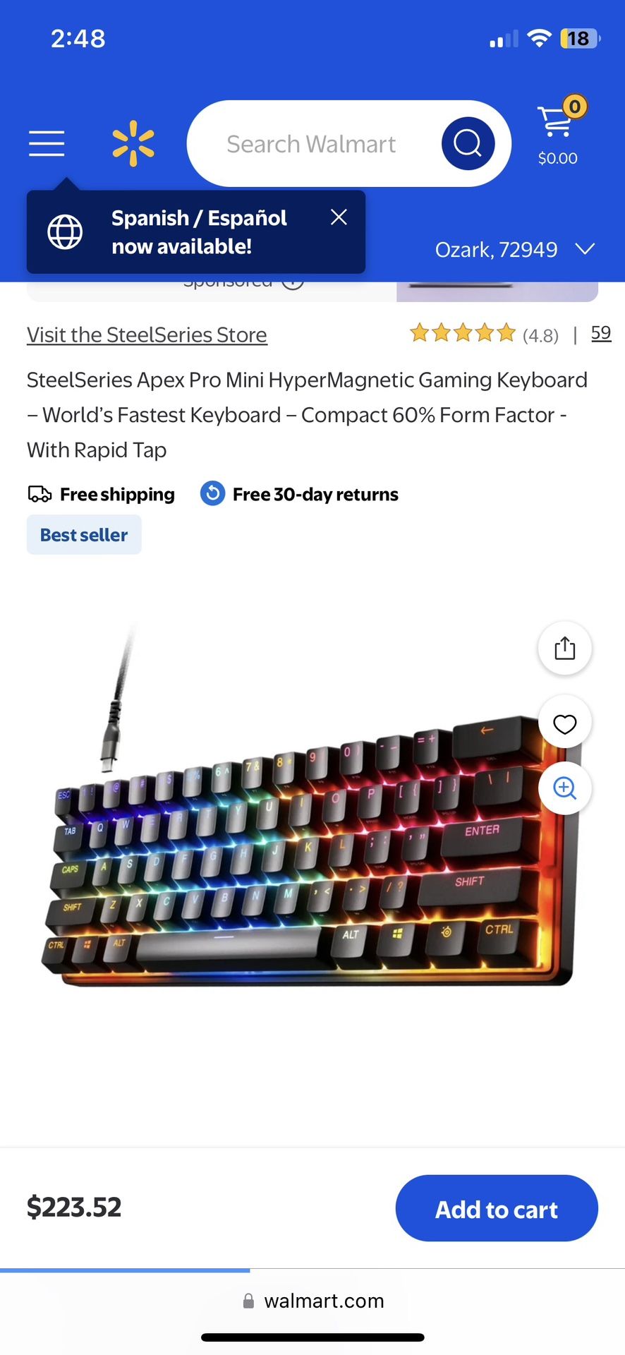 Brand New Apex Pro Mini Keyboard