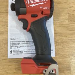 Milwaukee M18 Fuel 1/4” Impact Driver Tool Brand New 
