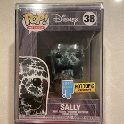 Sally Art Series Funko Pop *MINT SEALED* Hot Topic Exclusive Disney Nightmare Before Christmas NBC 38 with Hard Stack protector Graffiti Print