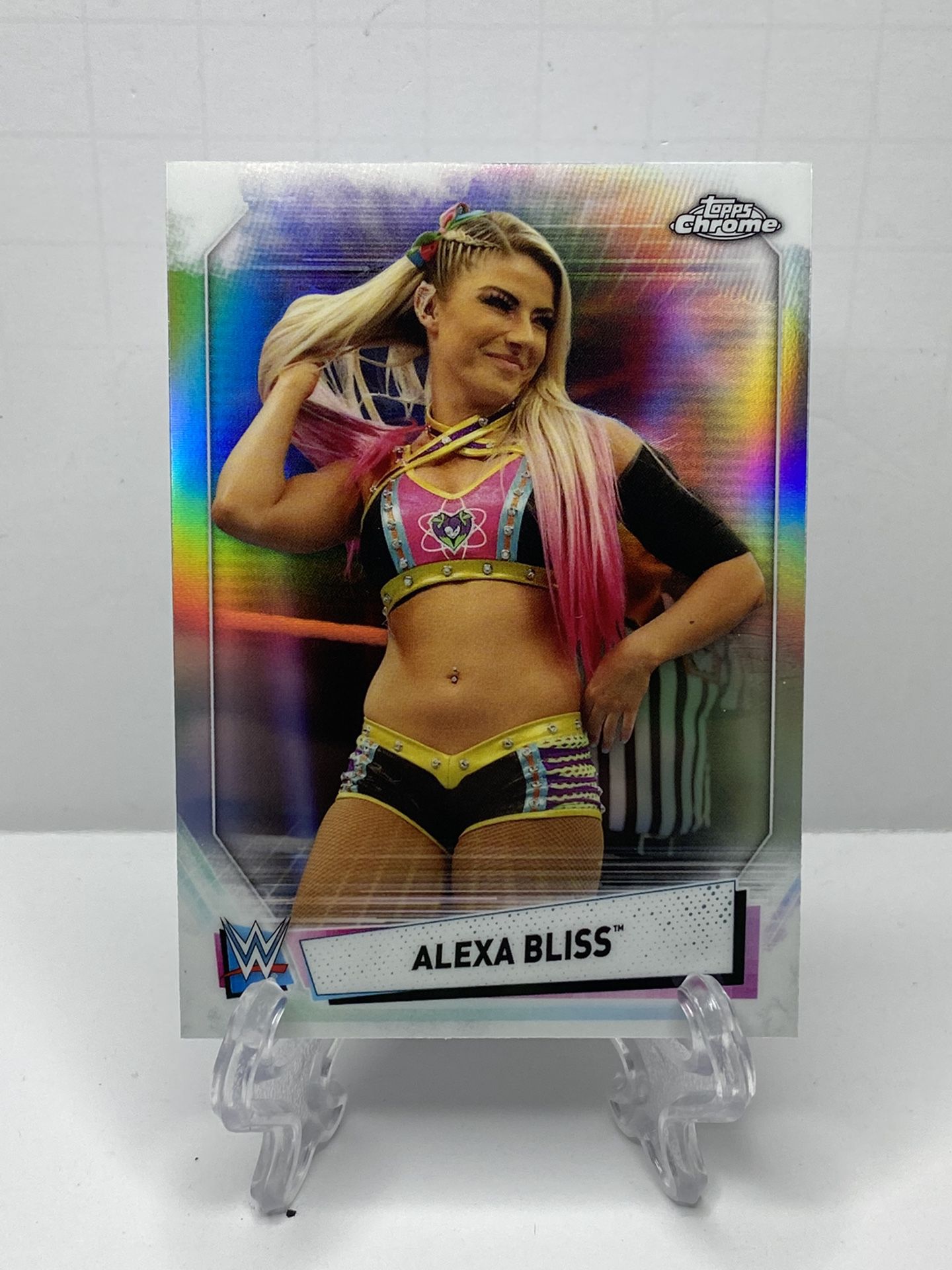 Alexa Bliss WWE Refractor Card