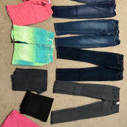 Girls Jeans Leggings- $1 Each,Size 10, All Together-5$