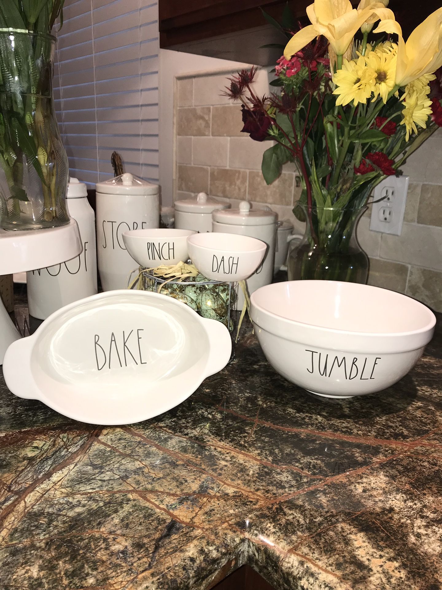 Rae Dunn Bake / Mix Bowl Set