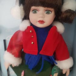 Victorian Rose Porcelain Doll