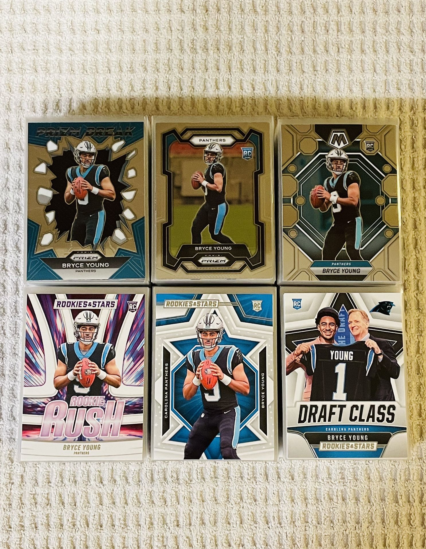 Carolina Panthers 290 Card Football Lot!