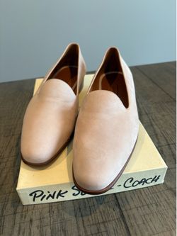 Pink Coach Suede Shoes