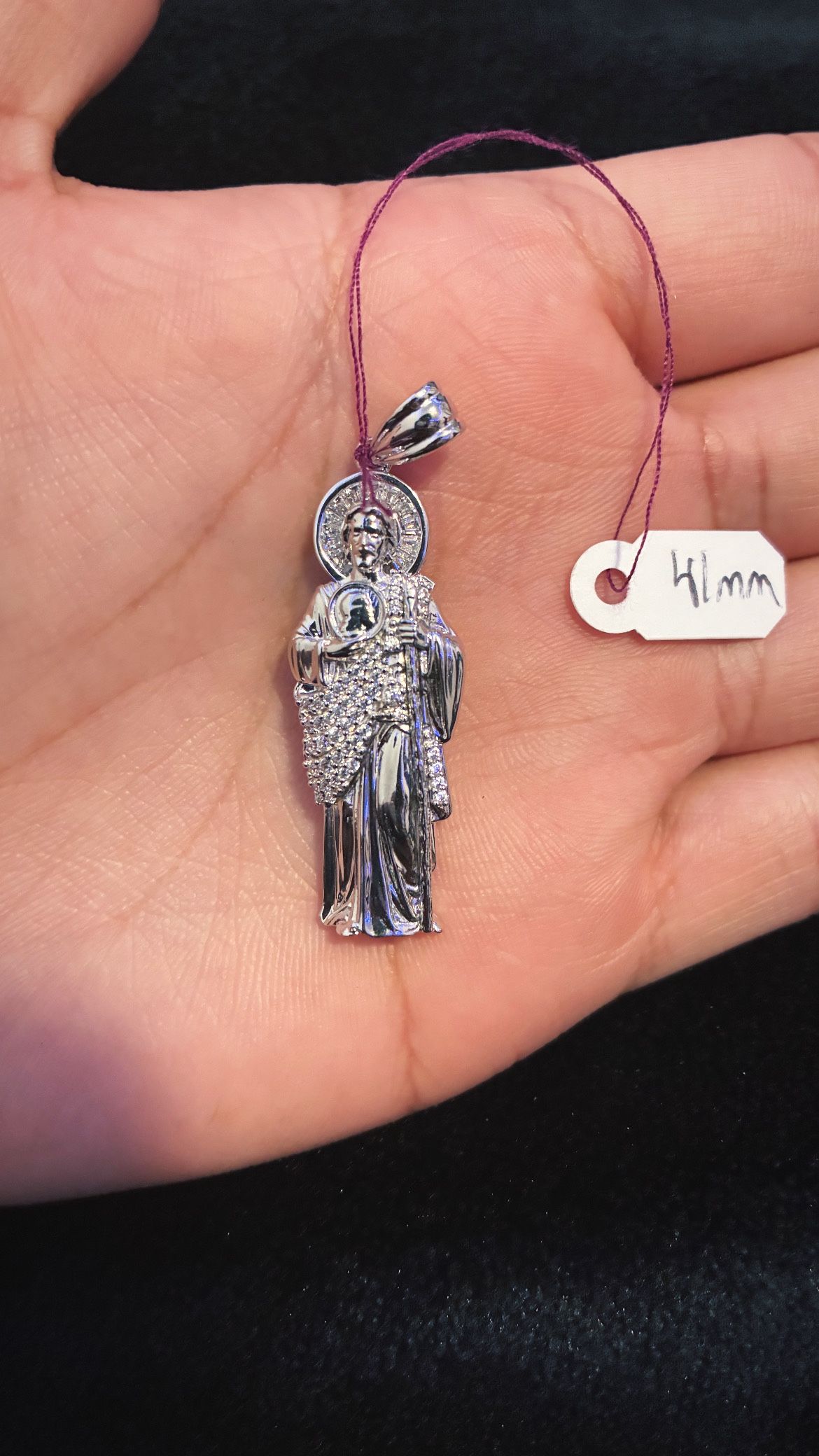 925 Silver San Judas Pendant
