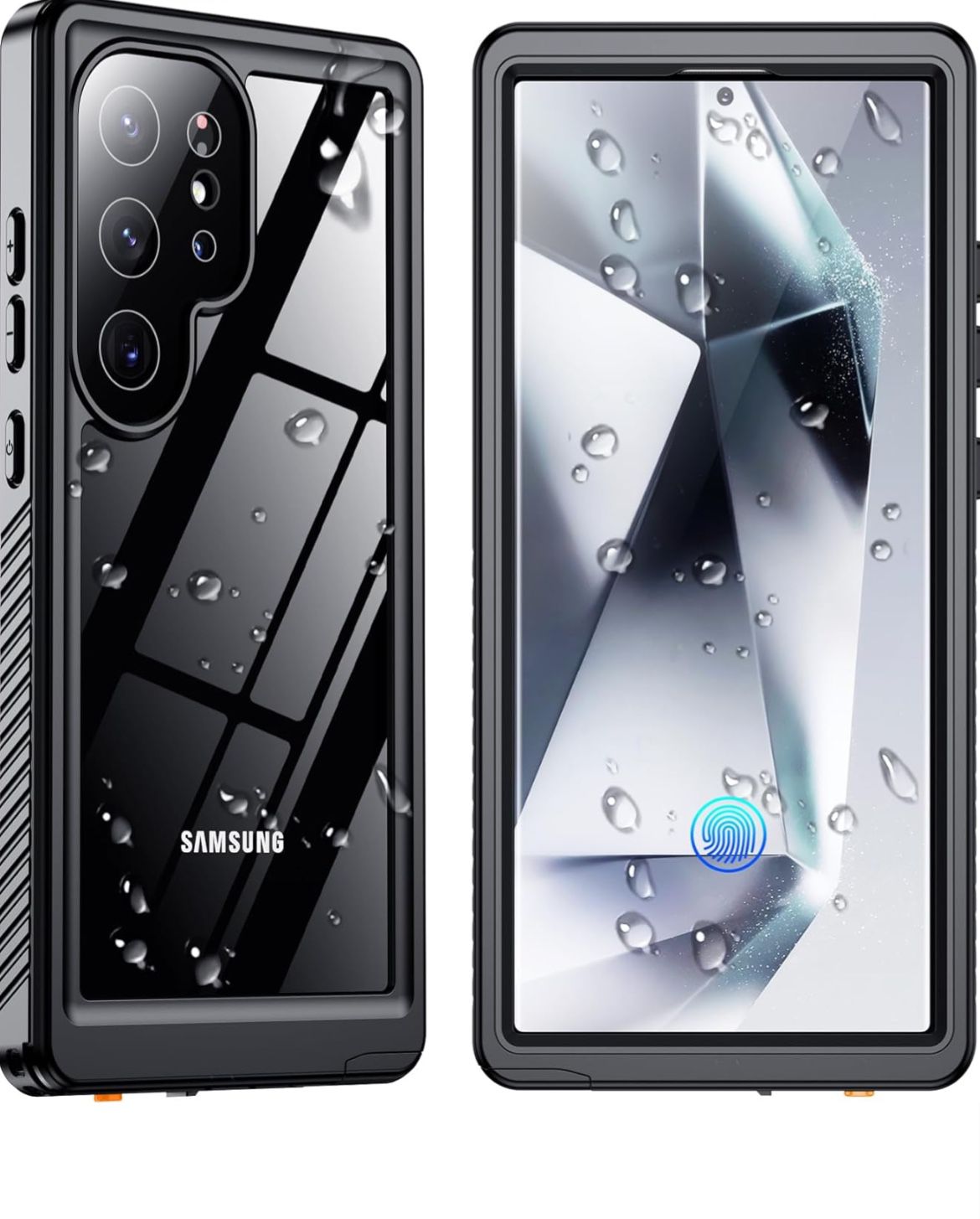 Designed for Samsung Galaxy S24 Ultra Case, Waterproof Built-in Screen Protector [12FT Military Shockproof] IP68 Waterpr