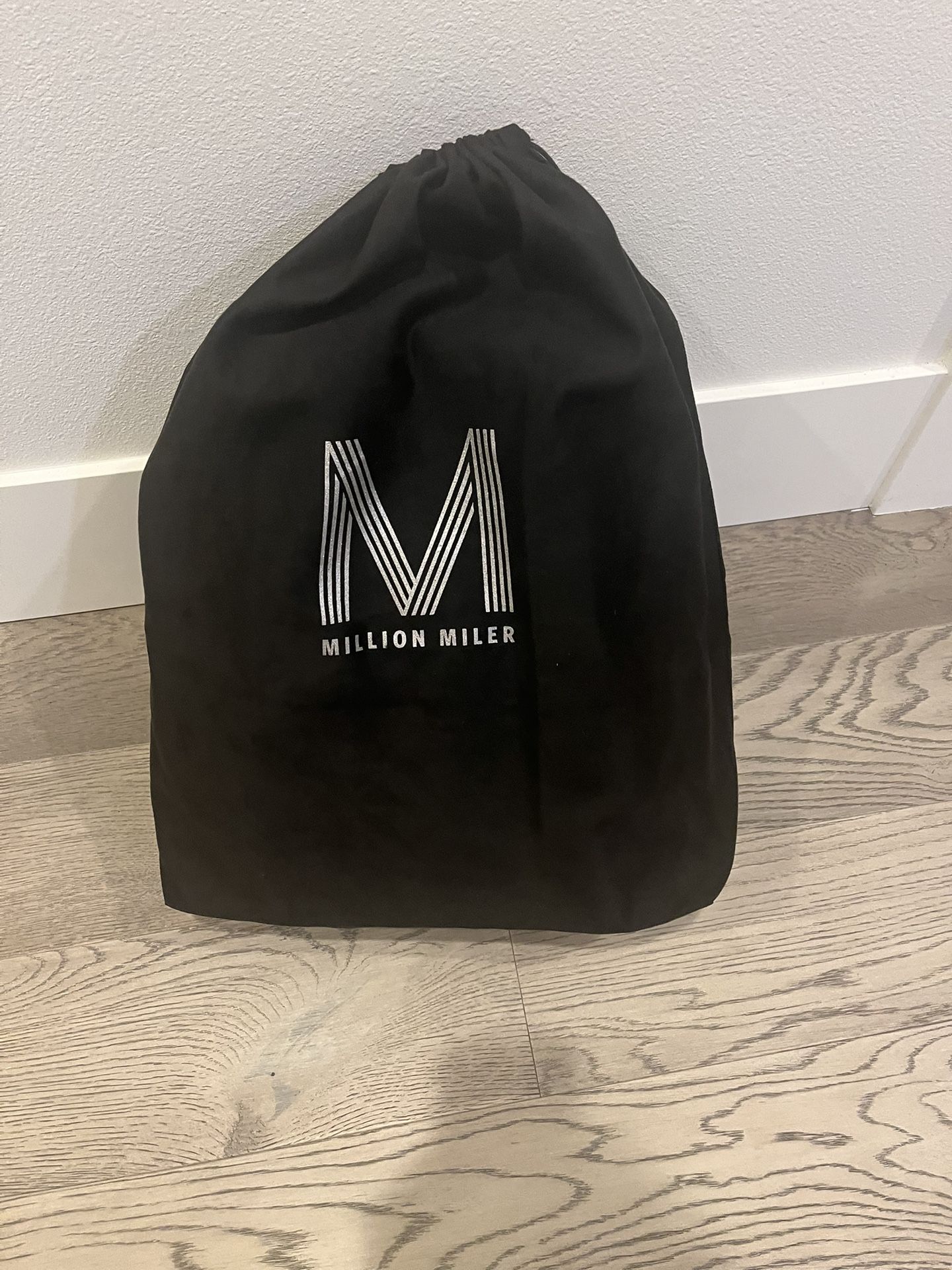 Million Miler Black Leather Backpack
