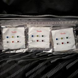 Fender Stratocaster Guitar Strings Multicolored 3 Pack