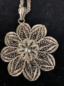 Silver Pendant 100% Silver Handcrafted Talcari