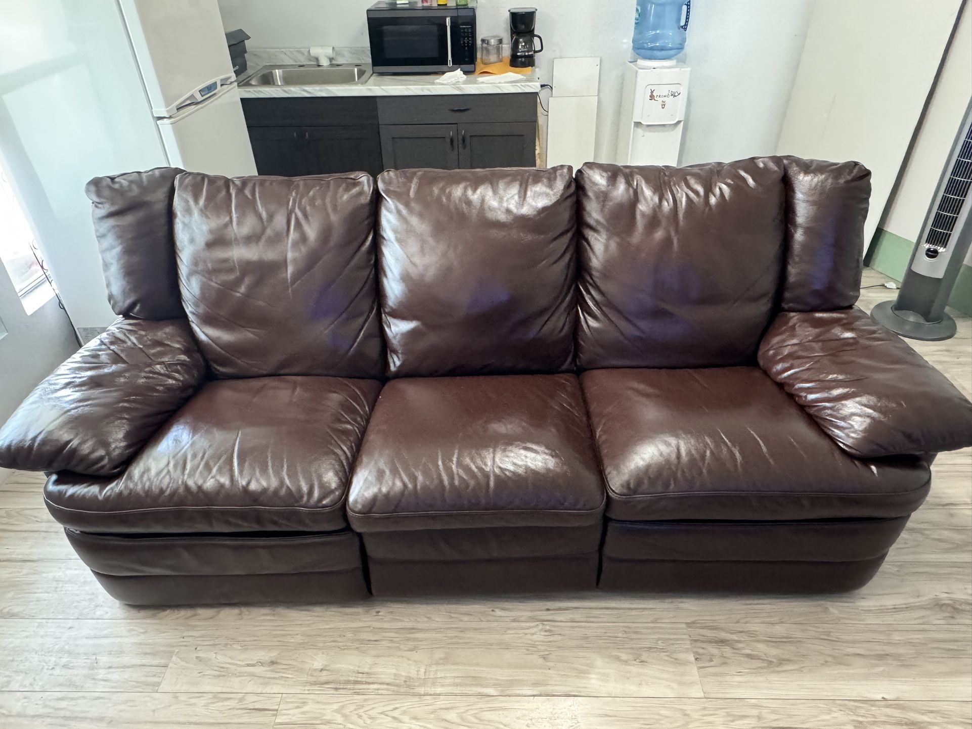 Mueble Sofá Couch Reclinable Reclining Natuzzi