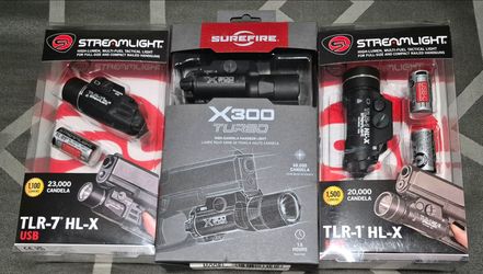 Surefire & Streamlight weapon lights