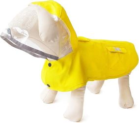 Dog Raincoat,Waterproof Rain Poncho with Hoodie, High Reflective Size Large
