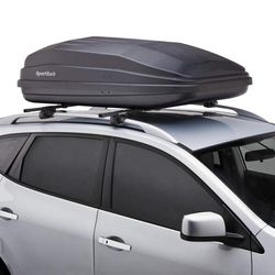SportRack Vista XL Rear Opening Cargo Box,Black