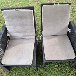 Whicker Patio Reclining 5 Piece