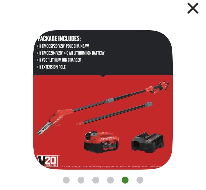 NEW $100 Pole Chainsaw
