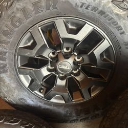 4 Black Toyota Trd Rims 