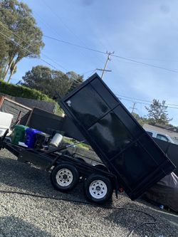 10x7x4 Dump Trailer 