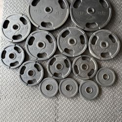 GP Industries Urethane Rubber Olympic Weights 250 Pounds