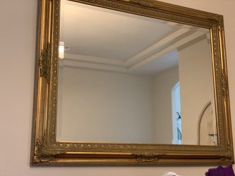 Large heavy mirror, approx 48” x 38”