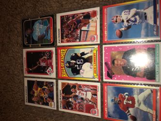 Football, Basketball, and Baseball cards