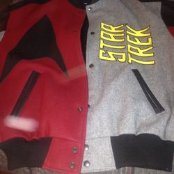 Collectors Star Trek 1701 Leather Jacket