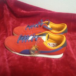 Puma Roma '68 New Heritage sneakers in the Burnt Red/Blazing Blue colorway Men Size 12 