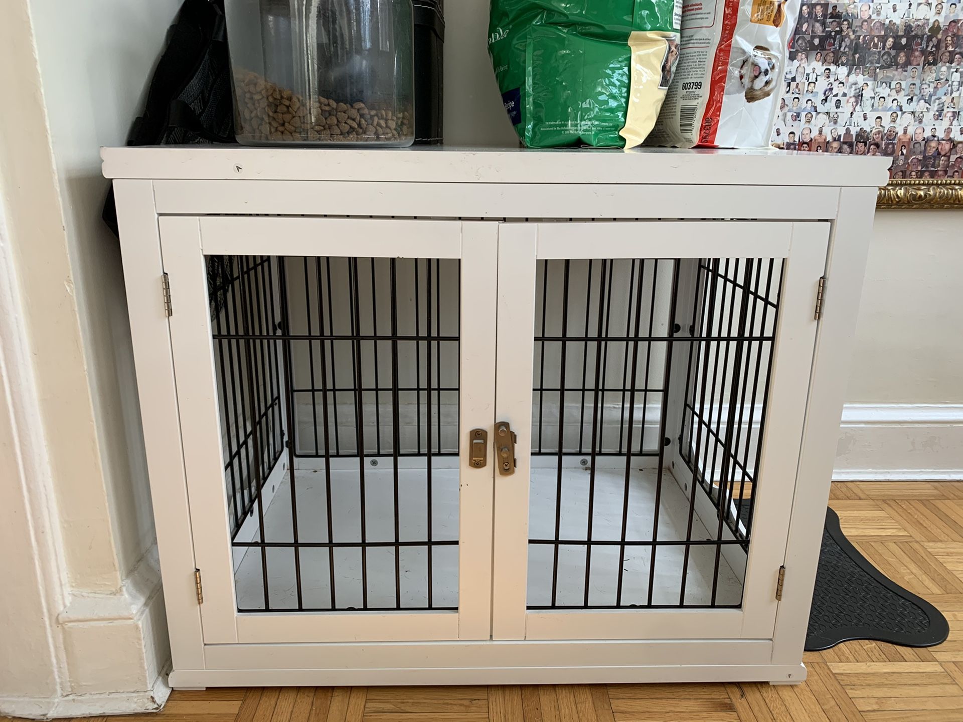 Dog Crate (Wood & Metal)