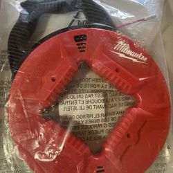 Milwaukee 48-22-4195 100-Foot Polyester Fish Tape w/ Flexible Metal Leader