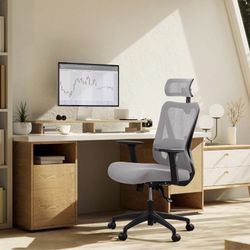 Light Gray Office Chair 614035