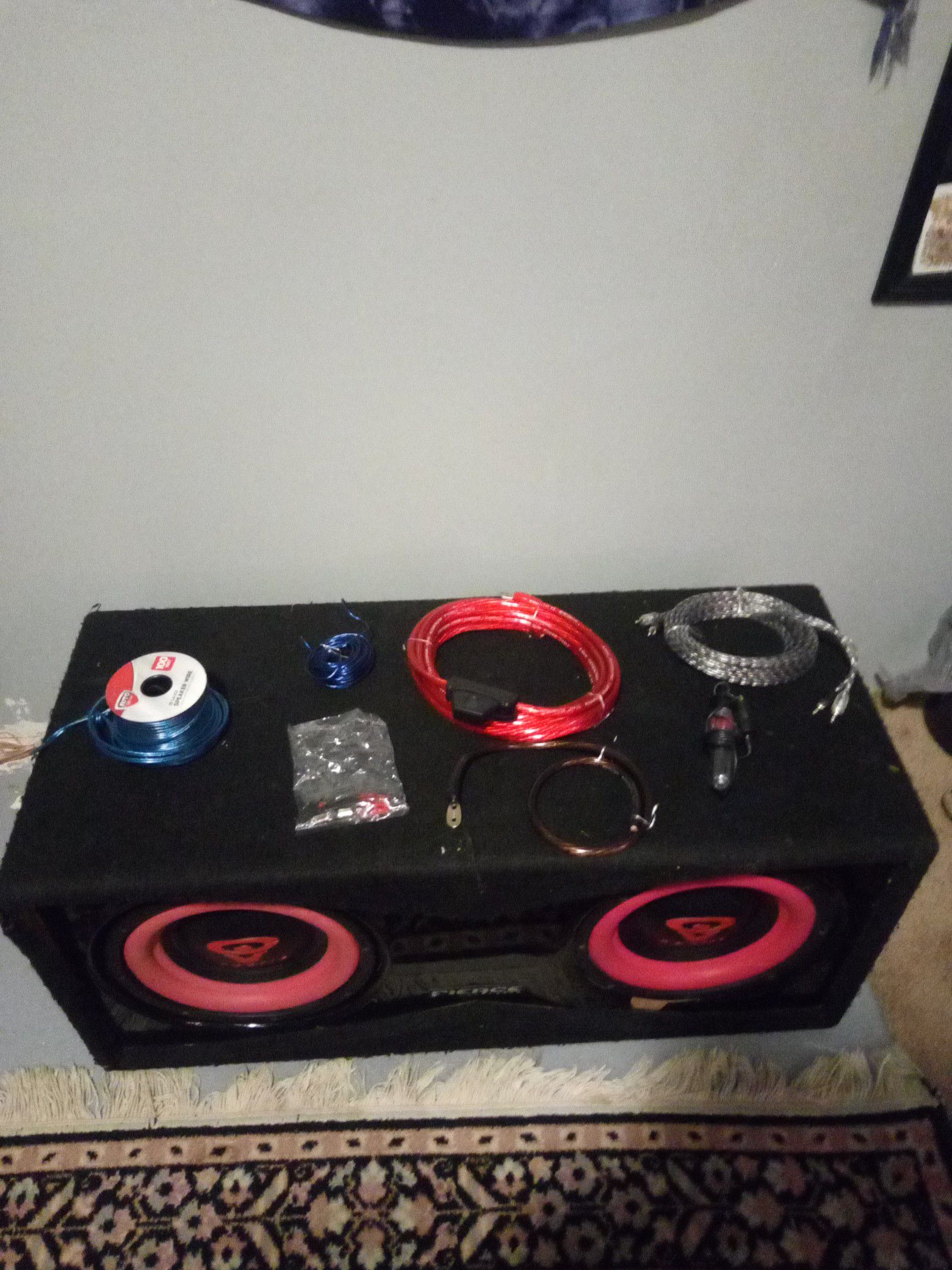 Cerwin Vega 10.2 subs with kicker + everything else in photo(s)