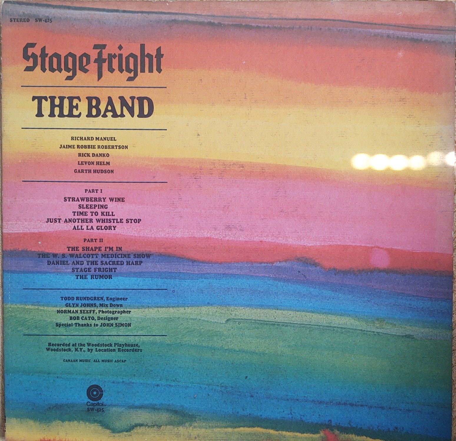 The Band - Stage Fright