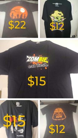 Halloween shirts size XXL