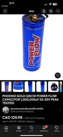 For sale power flow phoenix gold