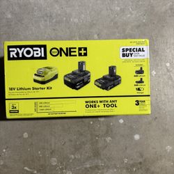 Ryobi 18 Volt Batteries w/ Charger