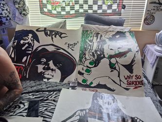 Local artwork, custom hand paintings