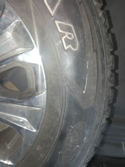 275/70R18 All-Terrain Tire on Alloy Wheel
