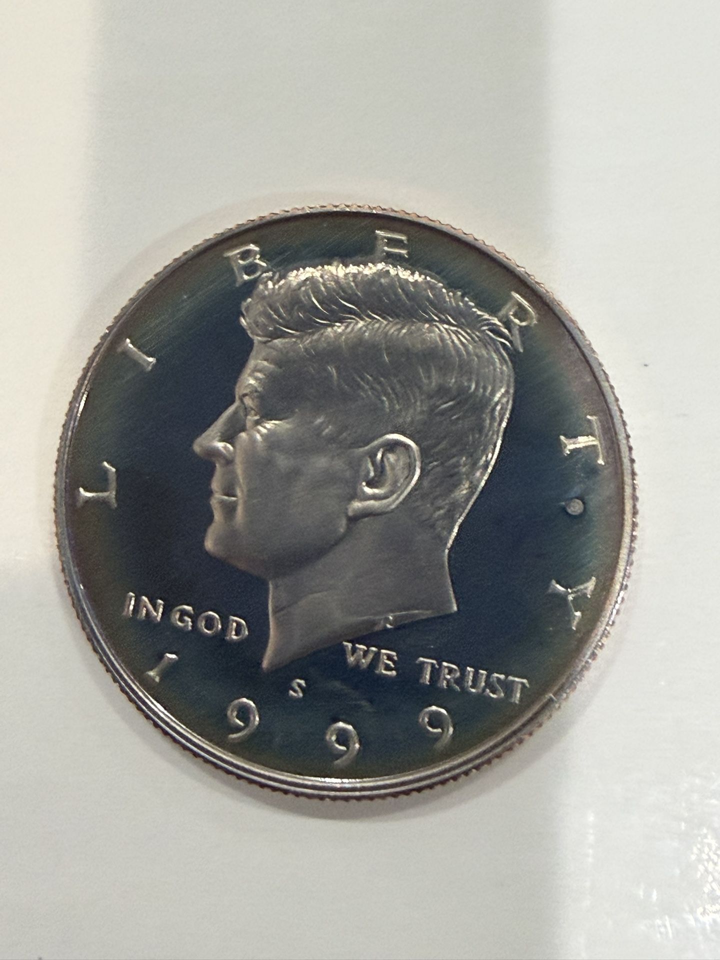 1999 S Gem Proof Kennedy Half Dollar With A Extreme Cameo 262