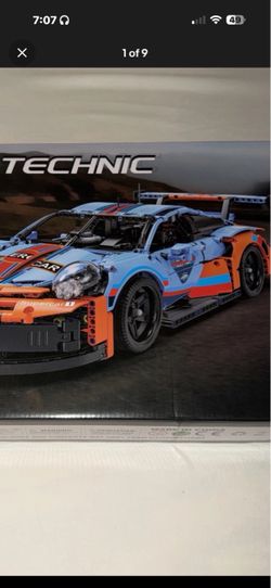 New Technic Porsche 911 Race Car Building Blocks 1680 PCS