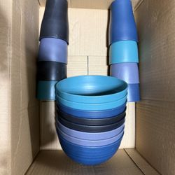 Plastic Reusable Bowls And Cups