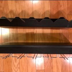 Pottery Barn- Wall Mounted Wine & Glass Shelves